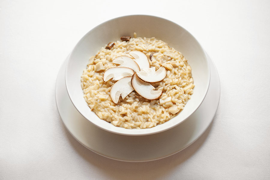 Risotto with porcini mushrooms