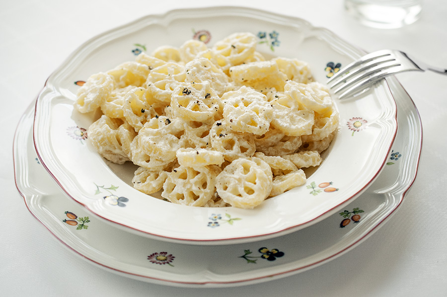 Pasta con la ricotta