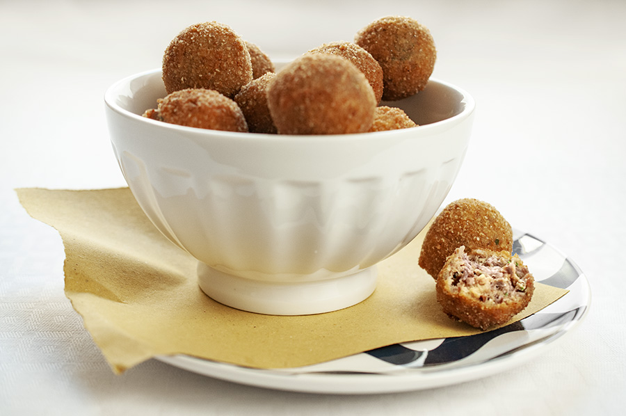 Fried Meatballs from boiled meat