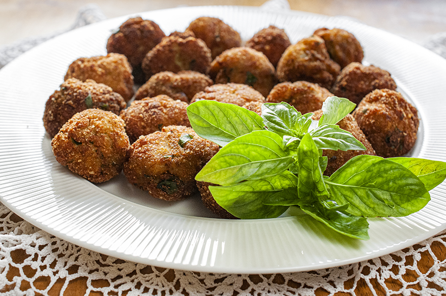 Letizia eggplant meatballs