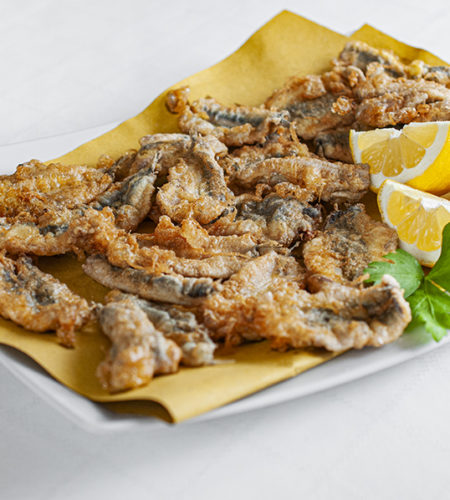 Fried anchovies