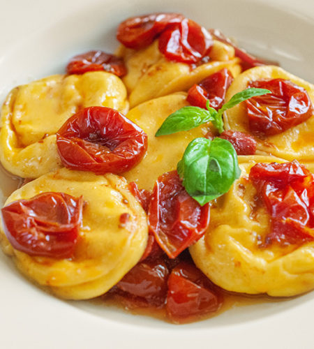 Ravioli di ricotta e robiola: le scoppole