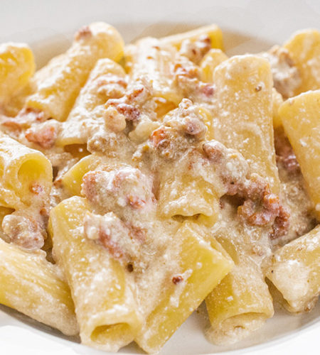 Rigatoni alla norcina my way