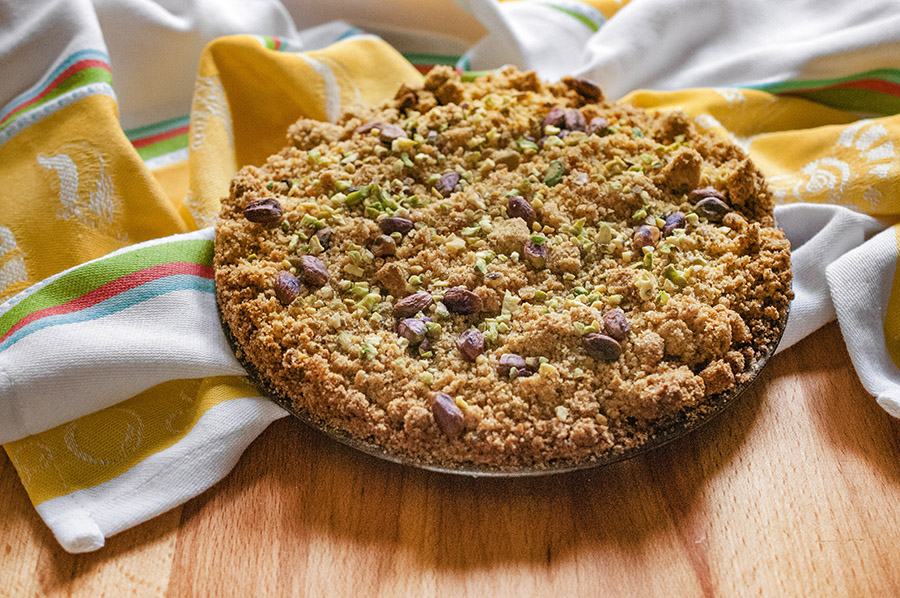 Sbrisolona with pistachios