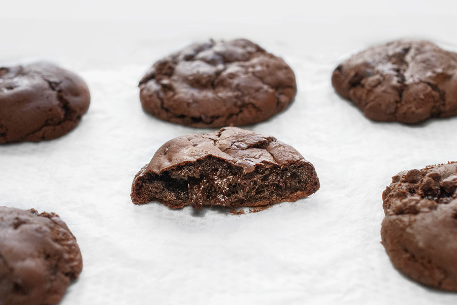 Double chocolate cookies