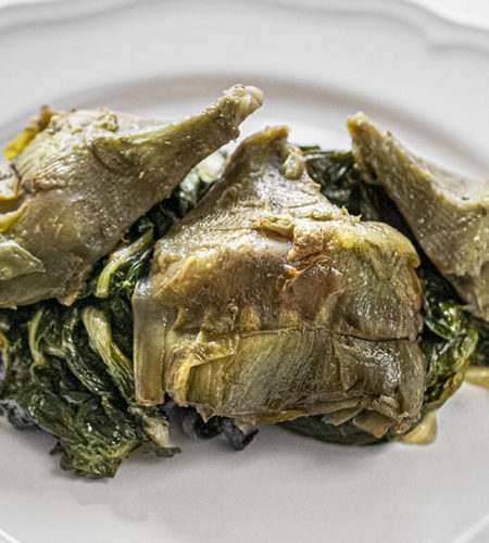 Artichokes and chard