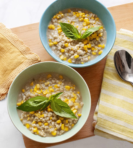 Barley with corn