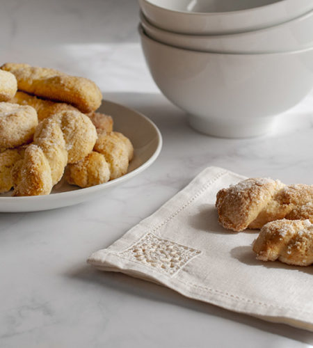 Ricotta braids cookies