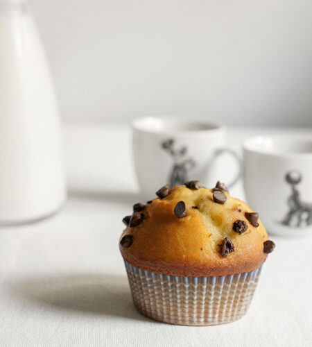 Cupcakes with chocolate chips