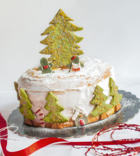 Xmas Chiffon cake