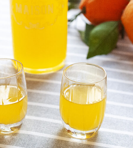 Arancello: orange liqueur