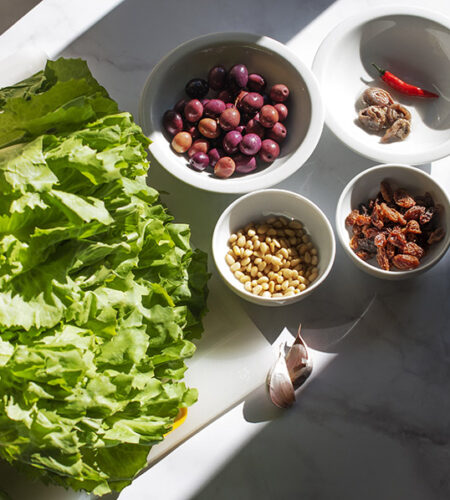 Sautéed escarole Roman-style