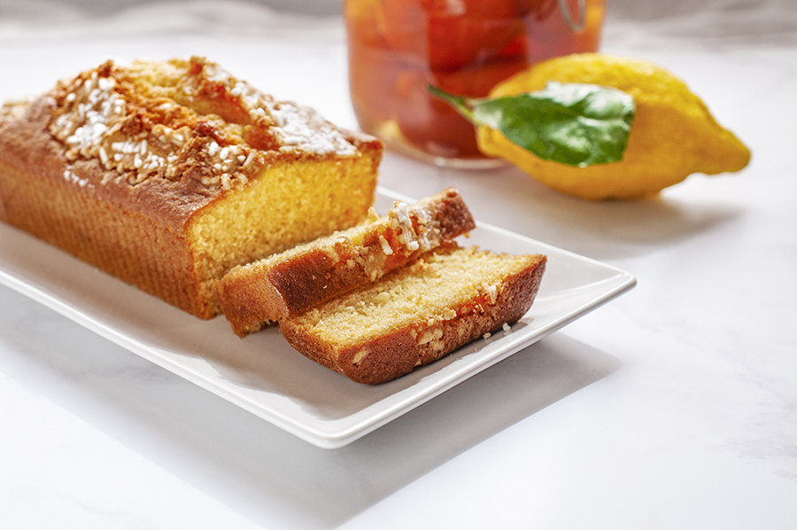 Candied syrup cake