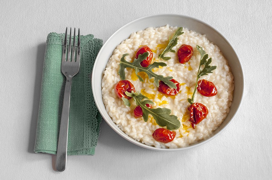 Risotto with “escaped” fish