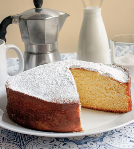 Hot milk sponge cake