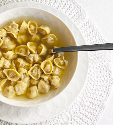 Roman-style cappelletti